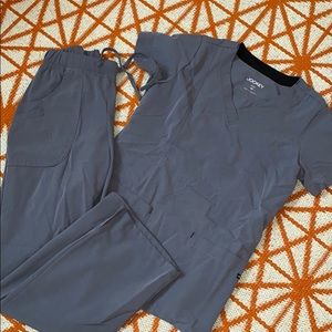 New Gray Jockey Scrubs